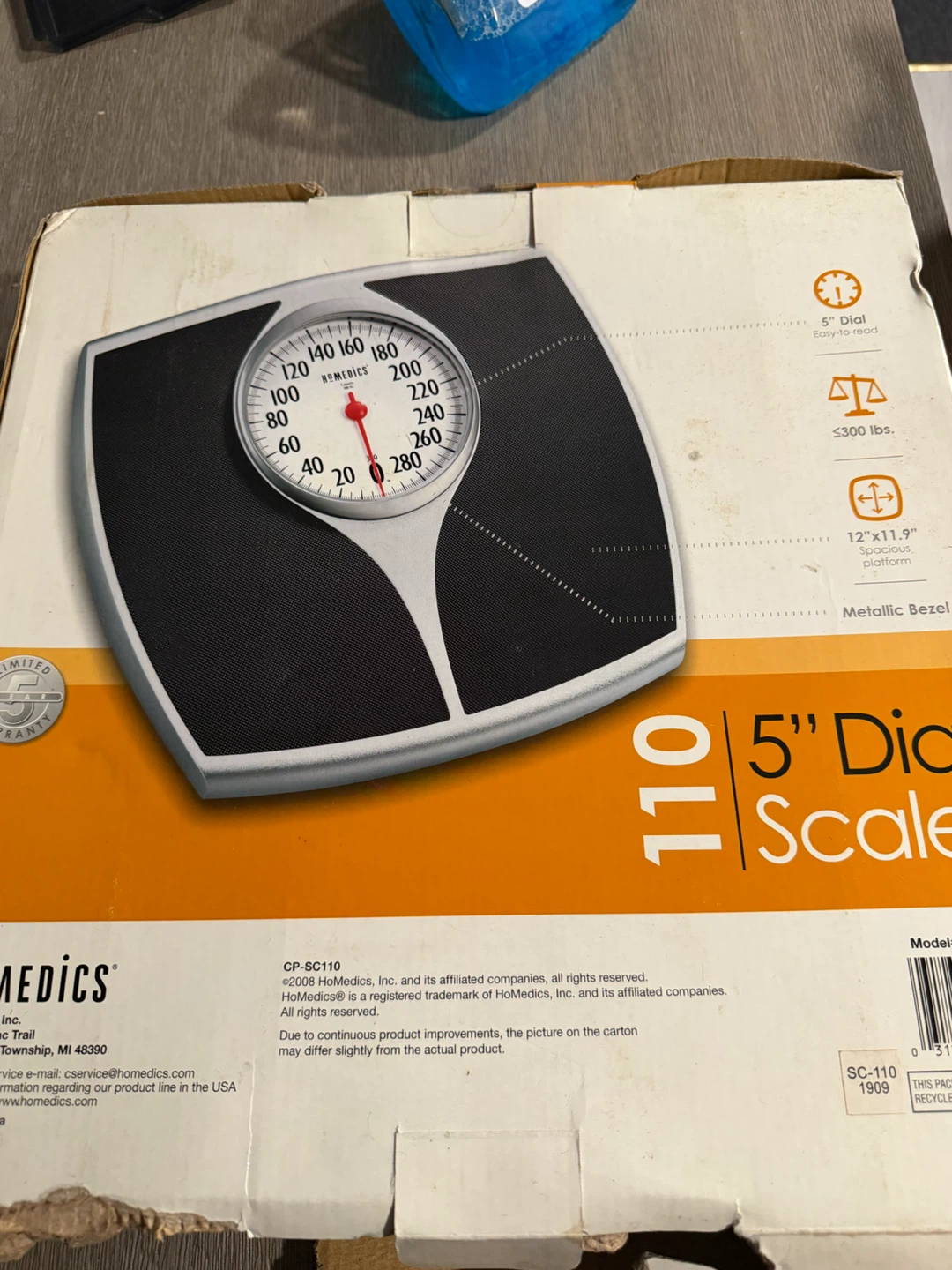 HoMedics 5" Dial Scale - photo 2