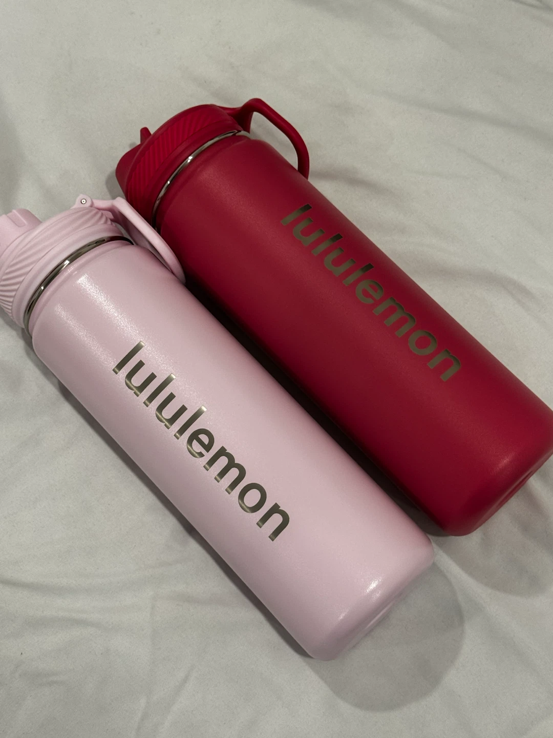 Lululemon Water Bottles - light pink and hot pink - photo 3