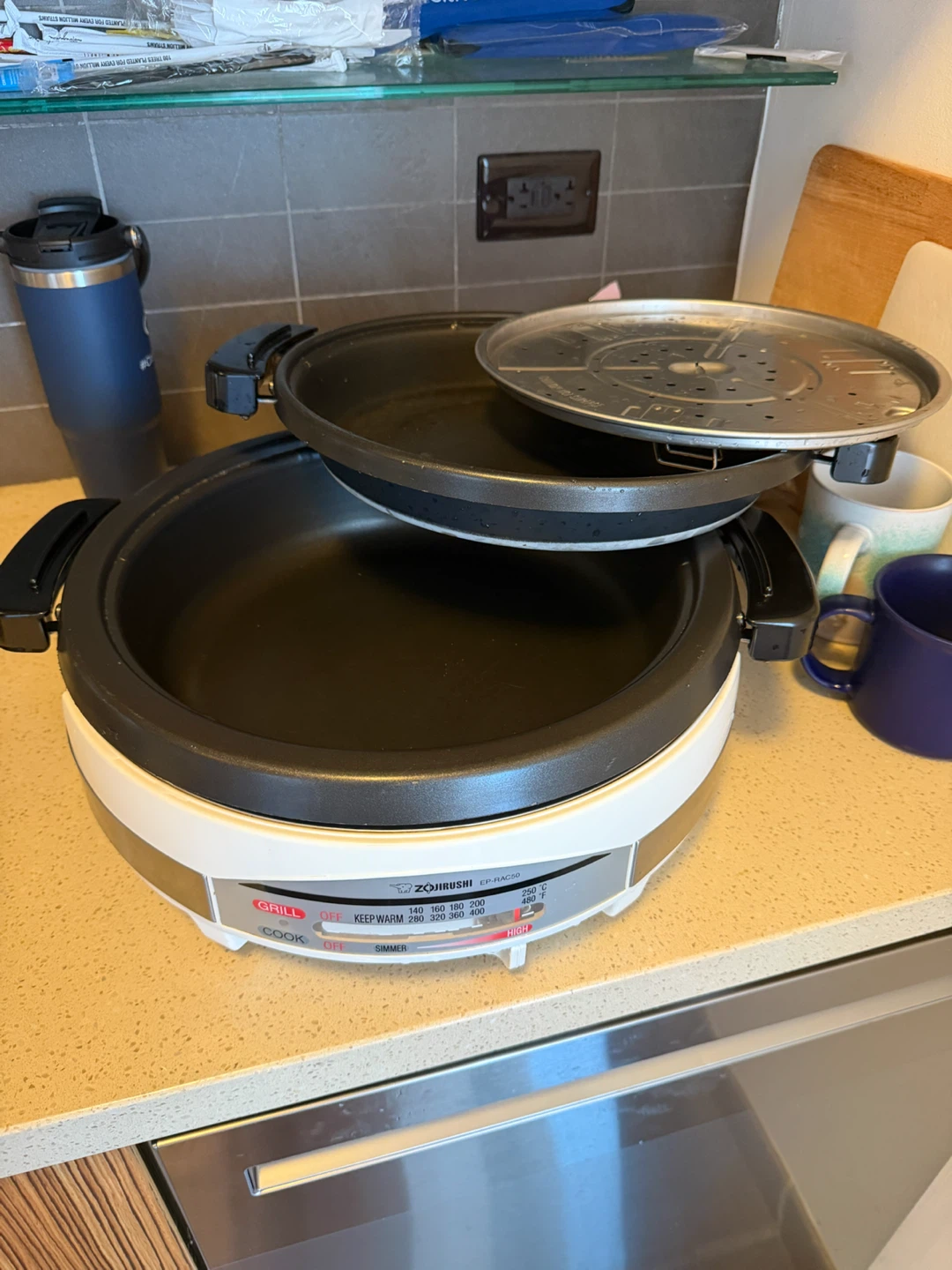 Zojirushi Electric Skillet Grill EP-RAC30 - photo 2