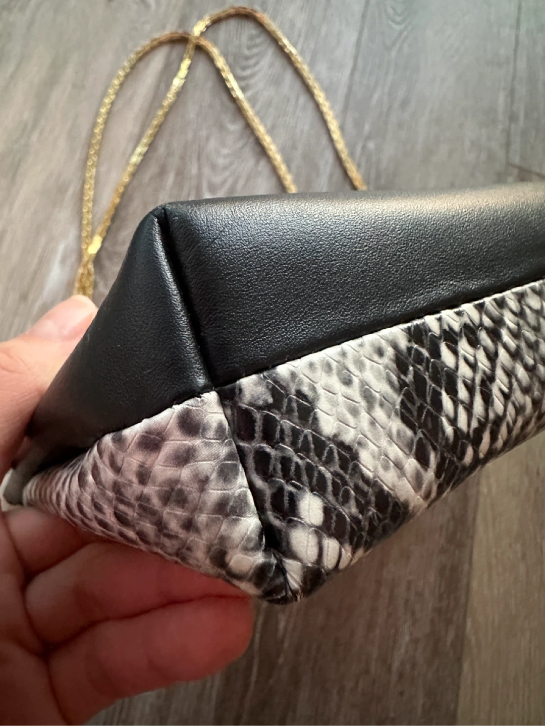 Ted Baker Black Clutch Animal Print Leather - photo 4