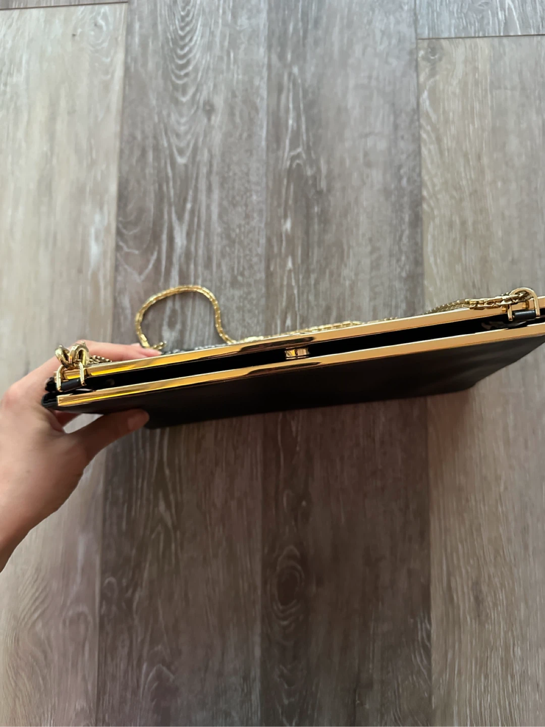 Ted Baker Black Clutch Animal Print Leather - photo 5