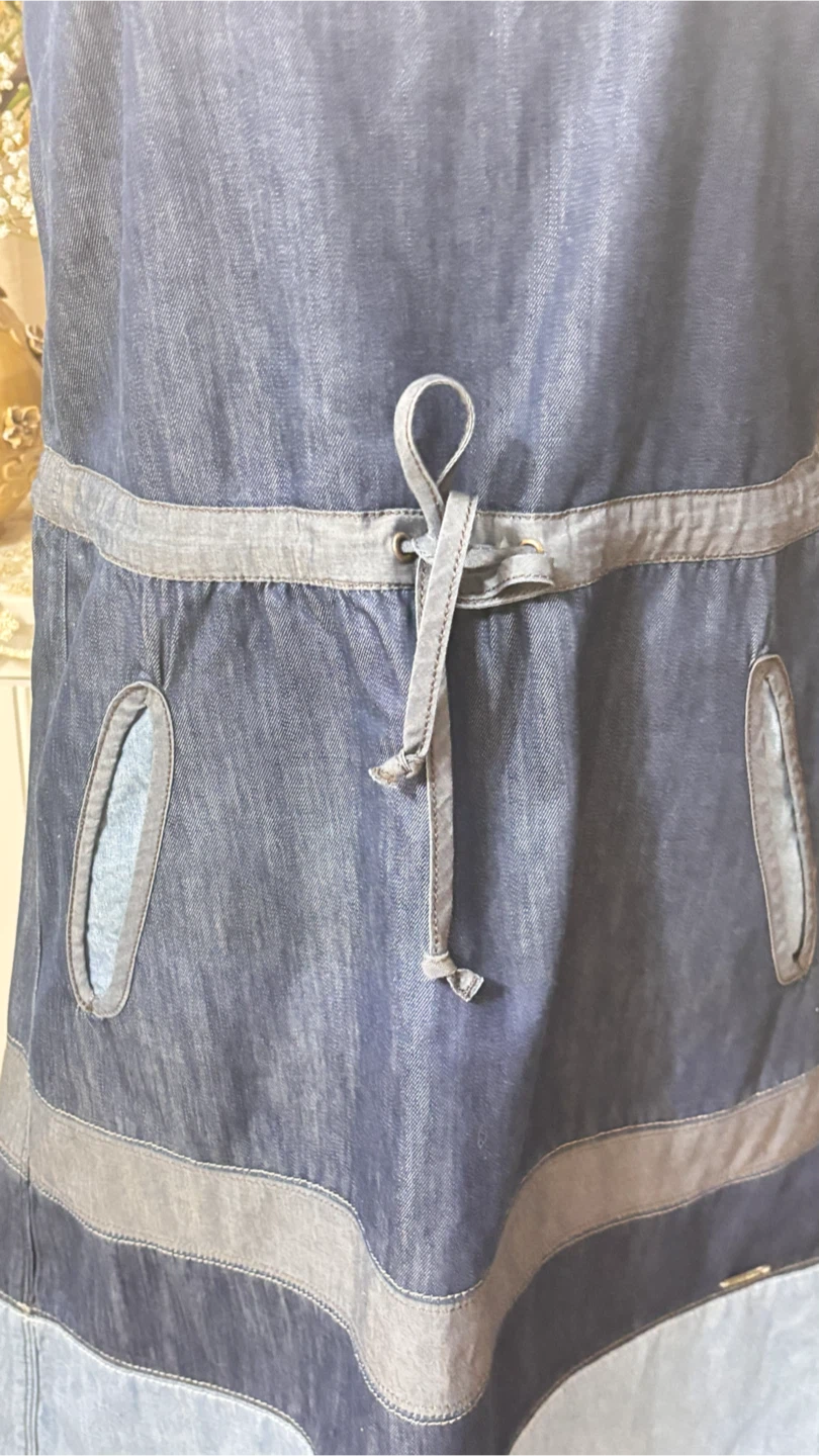 Diesel Denim Dress with Drawstring Waist - photo 2