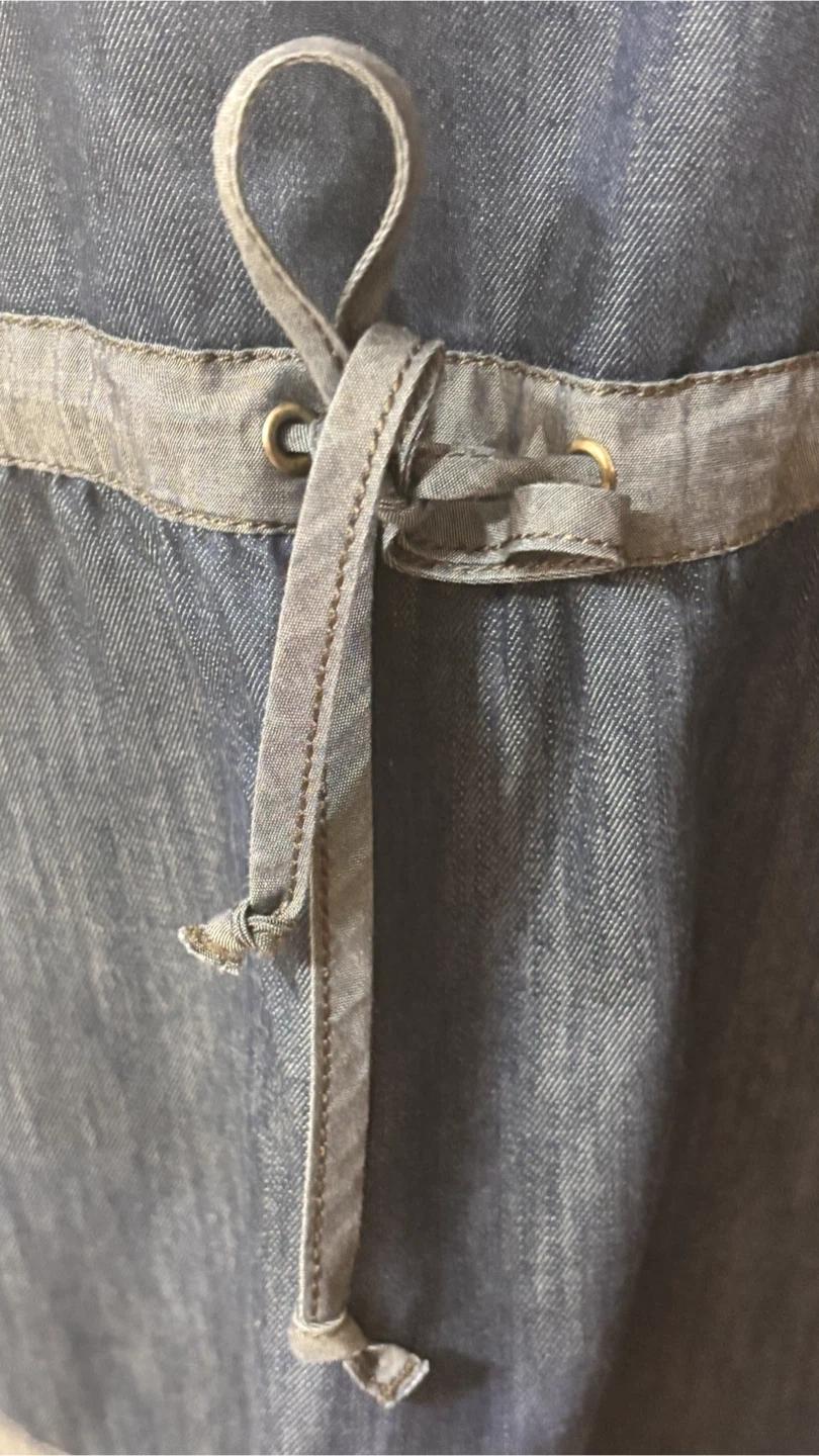 Diesel Denim Dress with Drawstring Waist - photo 4