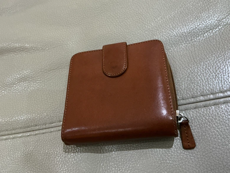 Brown Leather Bifold Wallet