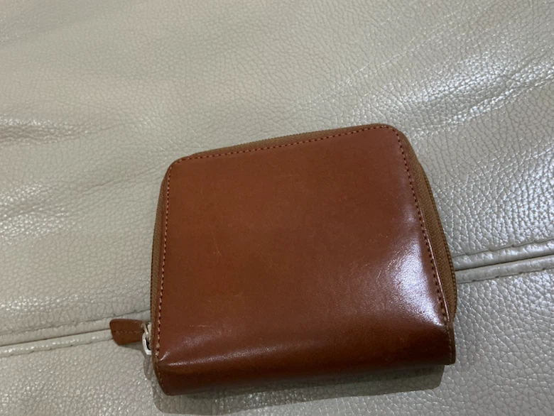 Brown Leather Bifold Wallet - photo 2