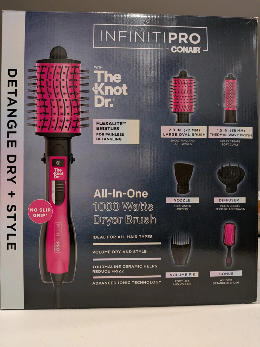 Conair InfinitiPro The Knot Dr. All-in-One Dryer Brush Set