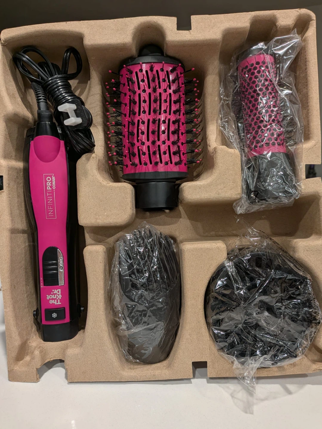 Conair InfinitiPro The Knot Dr. All-in-One Dryer Brush Set - photo 2