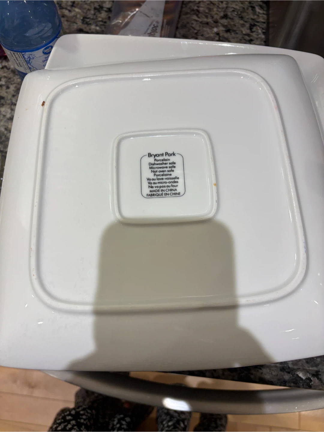 Bryant Park White Square Plates (Set of 4) - photo 2