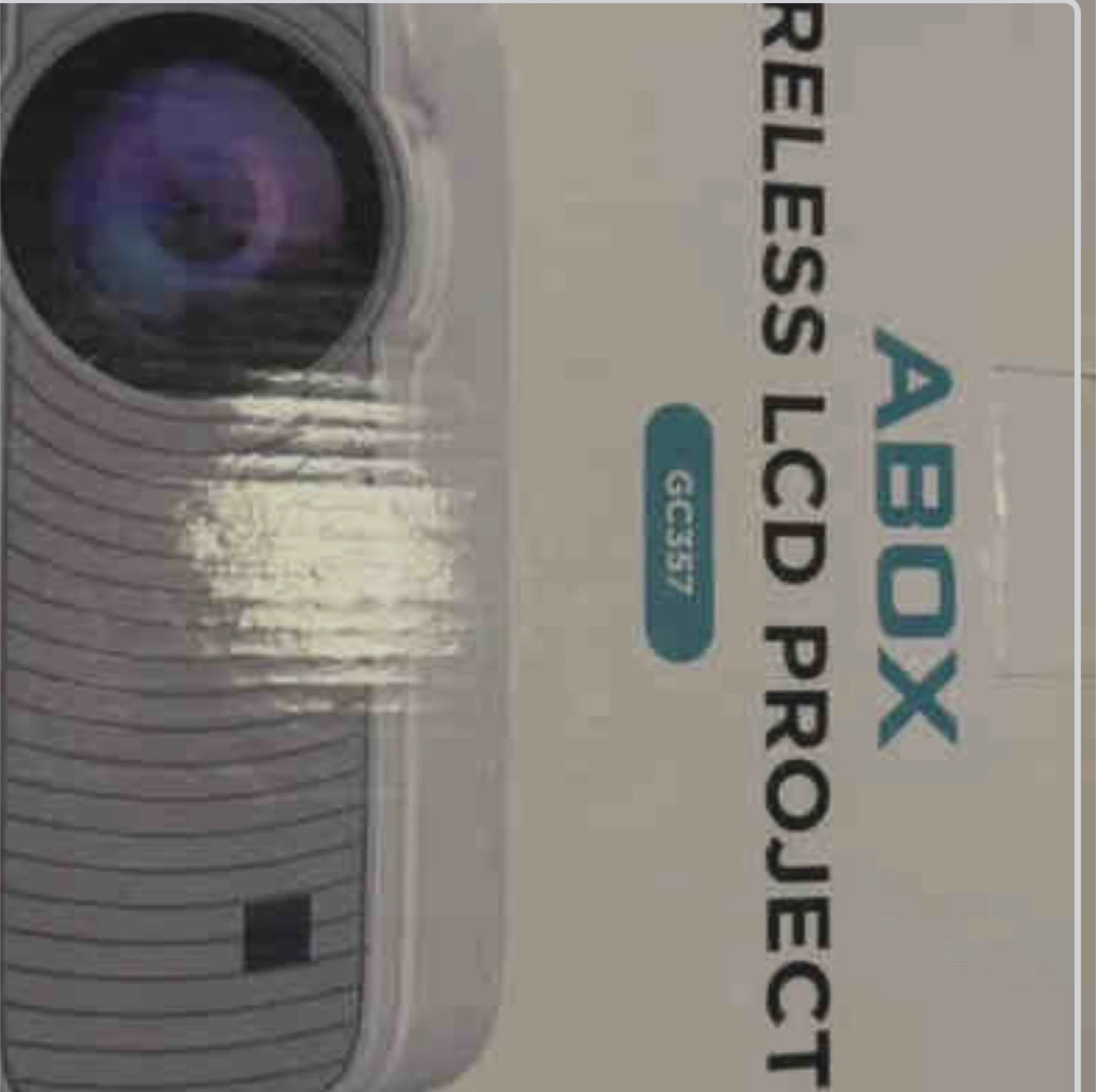 ABOX Wireless LCD Projector GC357