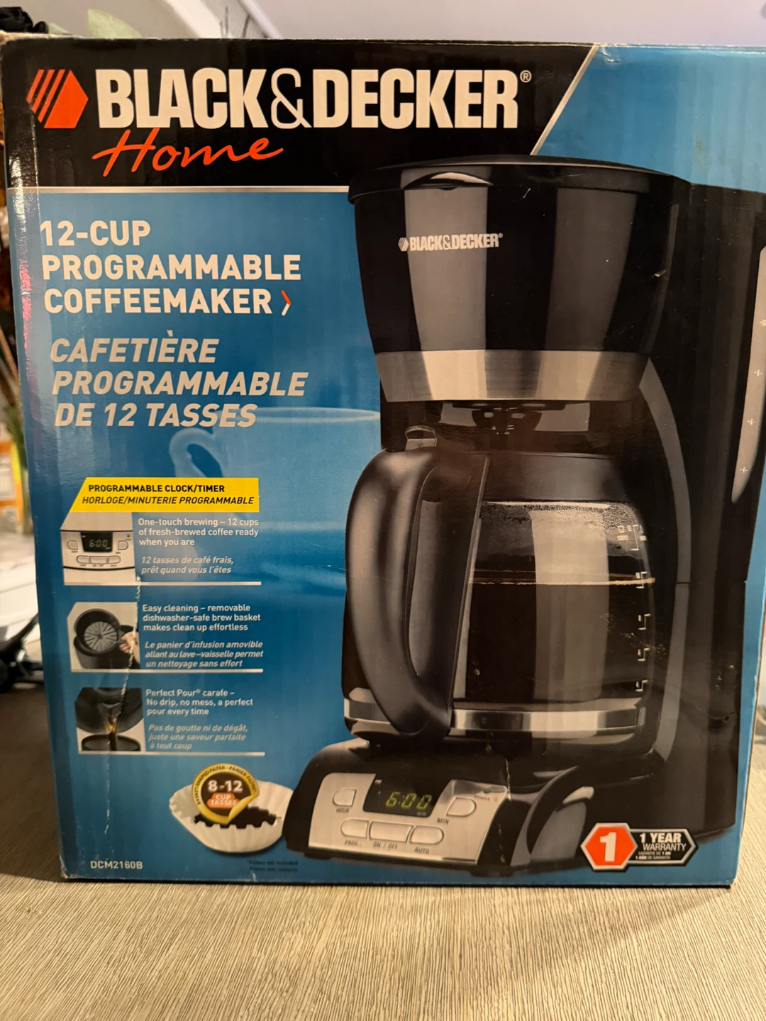 Black+Decker 12-Cup Programmable Coffee Maker
