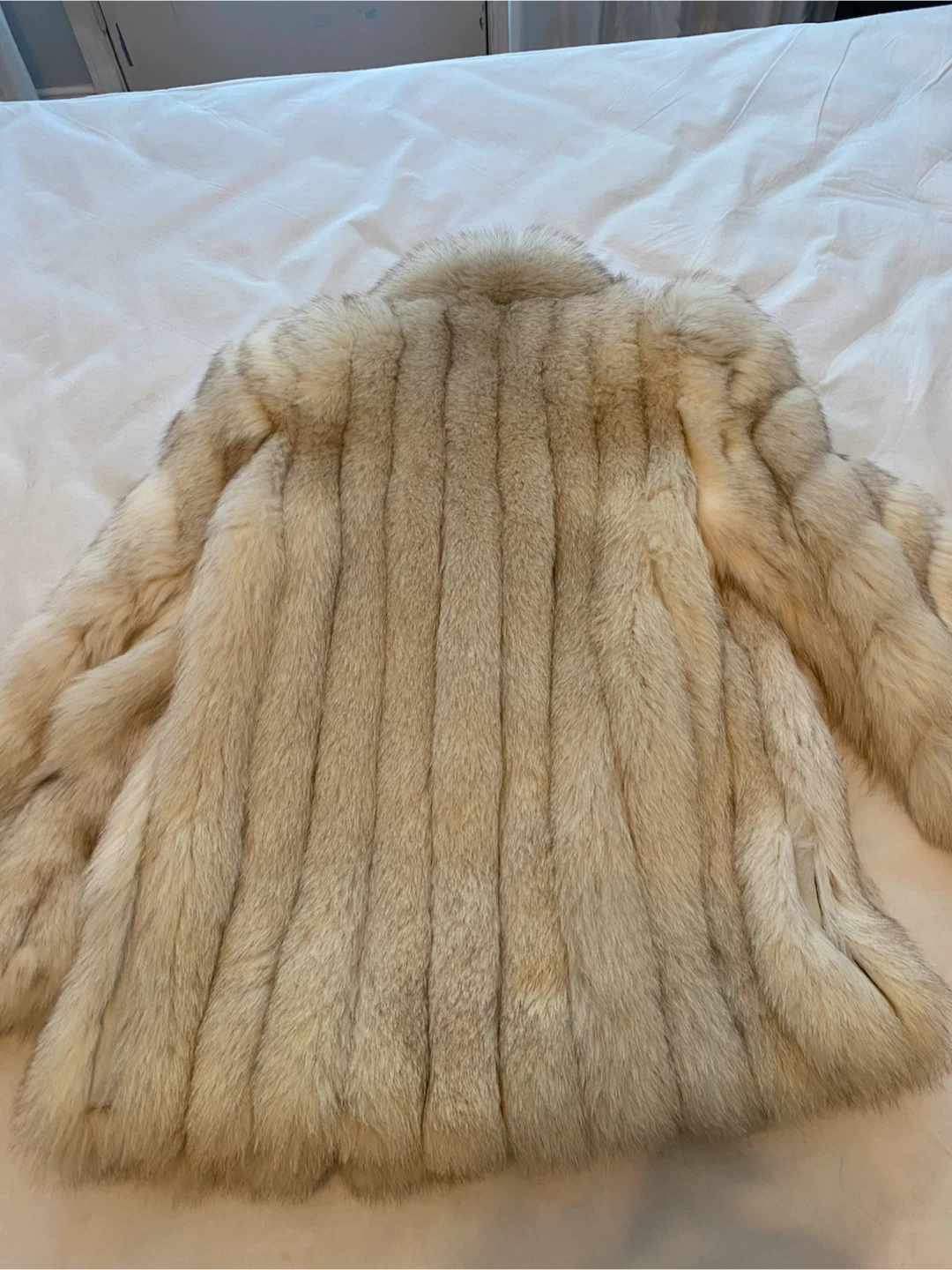 Natural Blue Fox Fur Coat