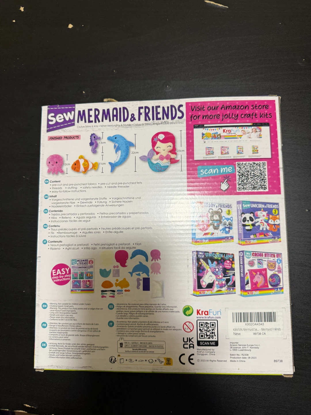 KraFun Sew Mermaid & Friends Craft Kit - photo 3