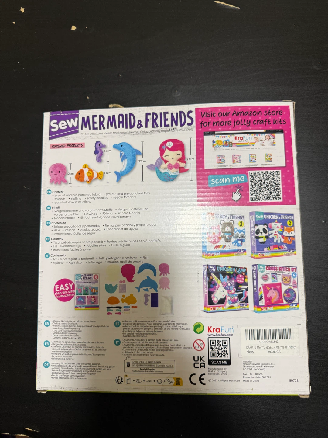 KraFun Sew Mermaid & Friends Craft Kit - photo 4