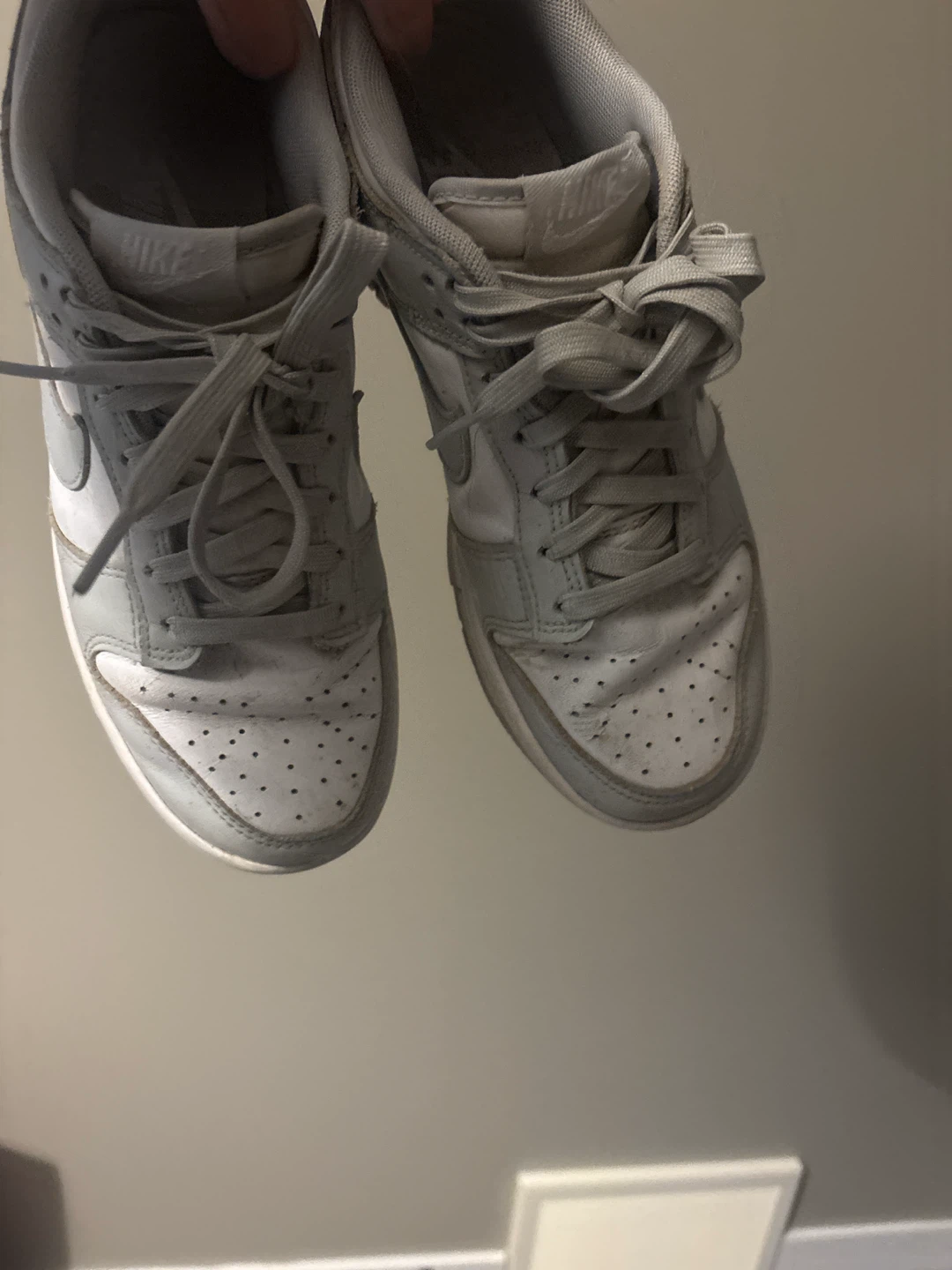 Nike Dunk Low Grey White Sneakers - photo 2