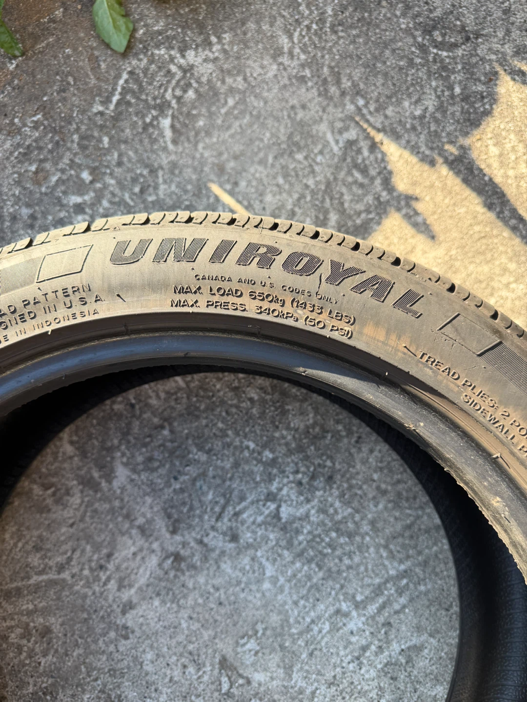 Uniroyal Tiger Paw Touring A/S Tires (Set of 4) - photo 4