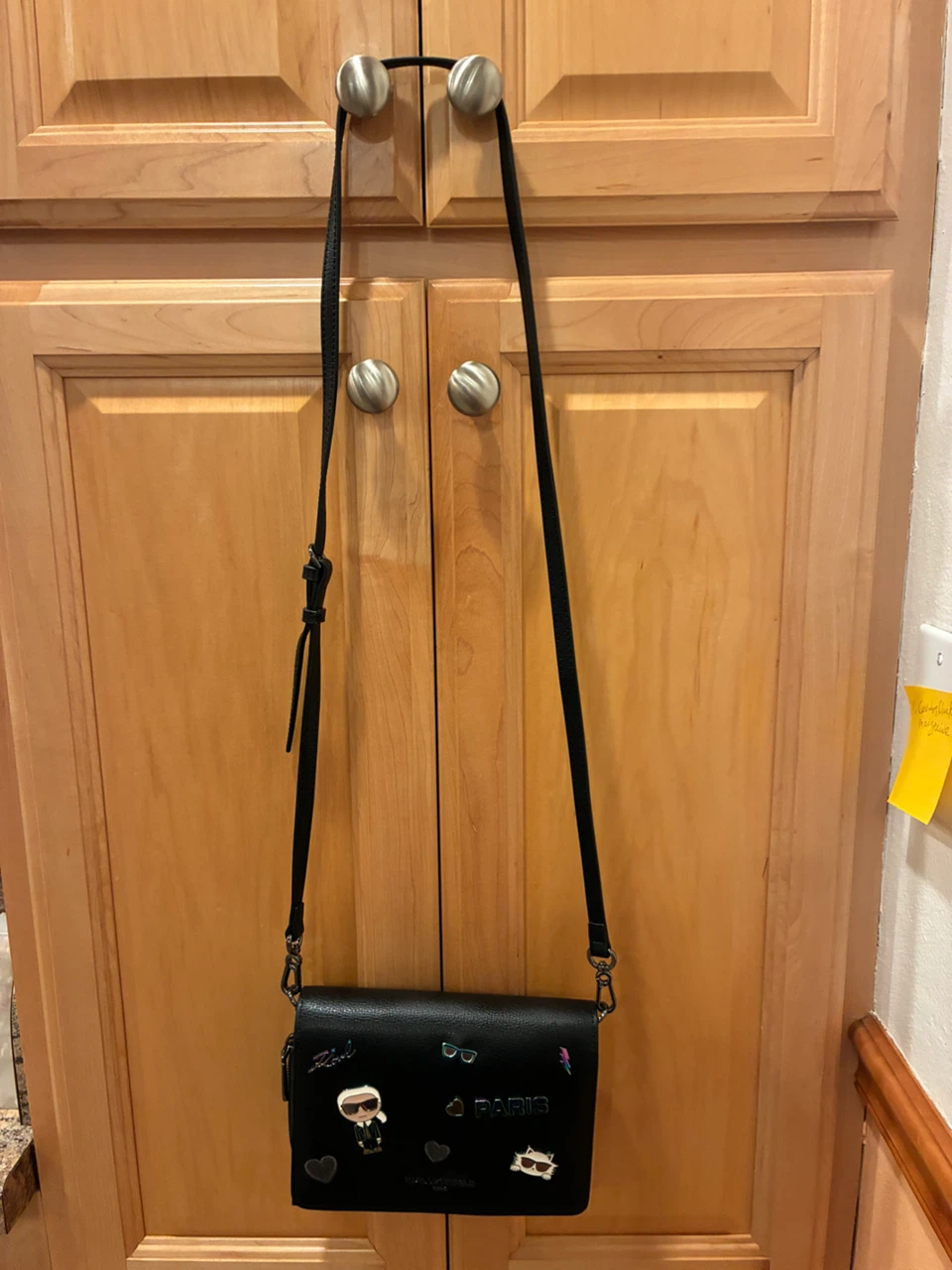 Karl Lagerfeld Black Crossbody Bag with Charms - photo 2