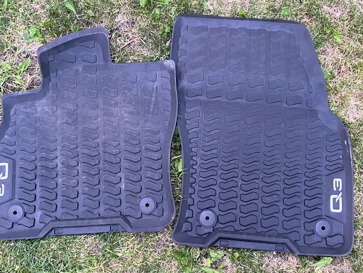 Audi Q3 (2019-2025) OEM all weather rubber front mats
