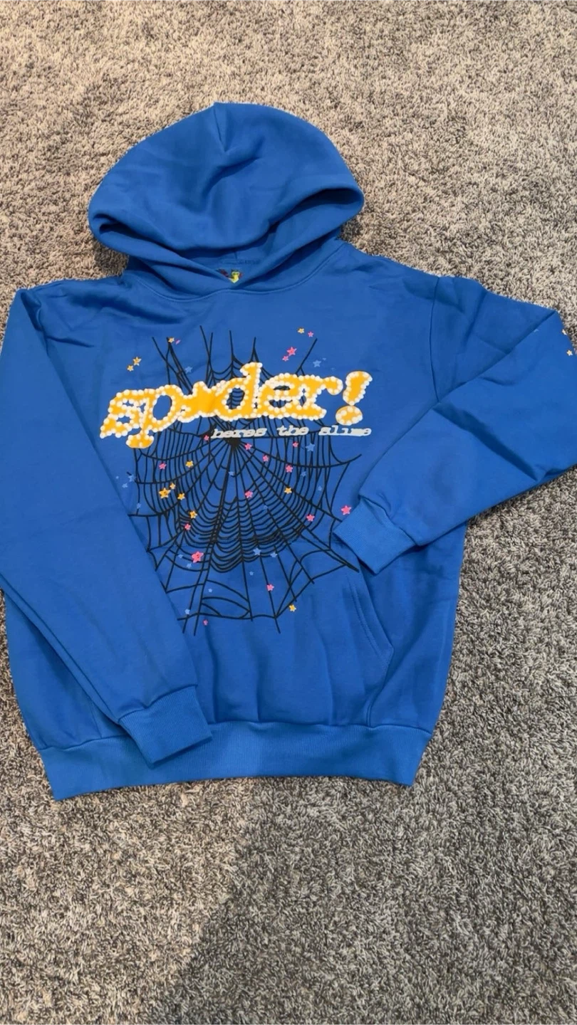 Spider-hoodie Blue Hoodie