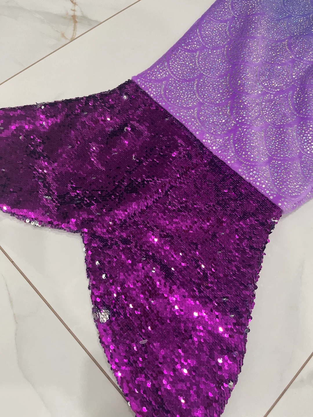 Purple Mermaid Tail blanket - photo 2