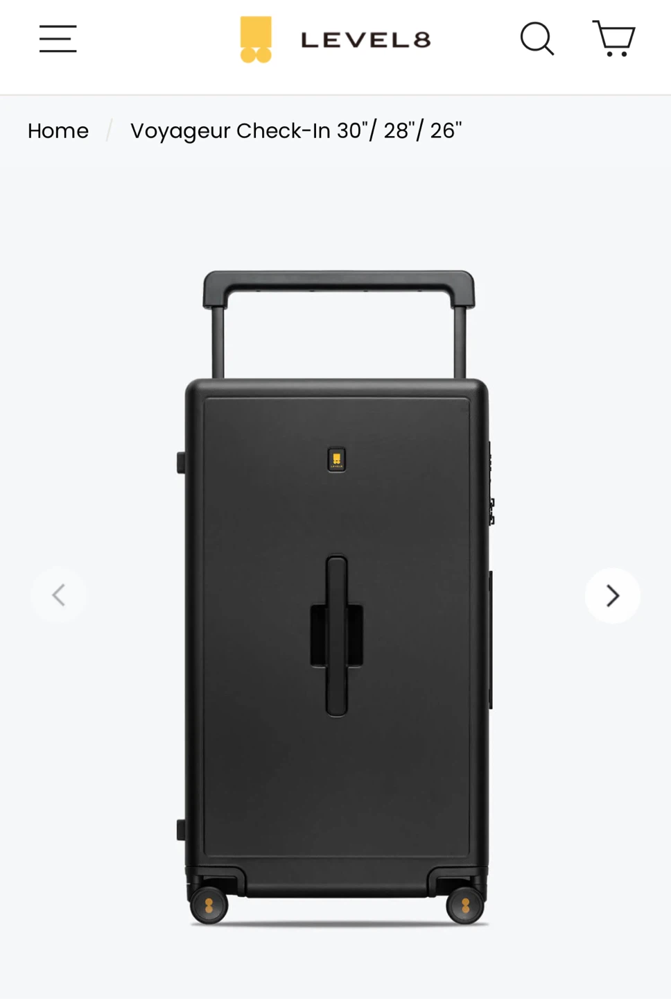30" Large Black Suitcase Luggage - photo 3