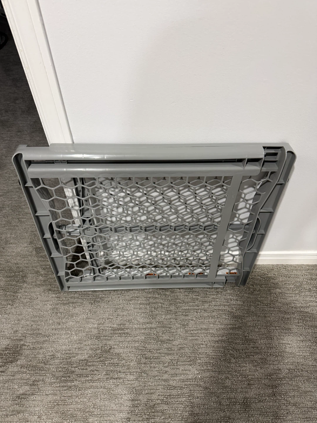 Grey Plastic Pet Gate