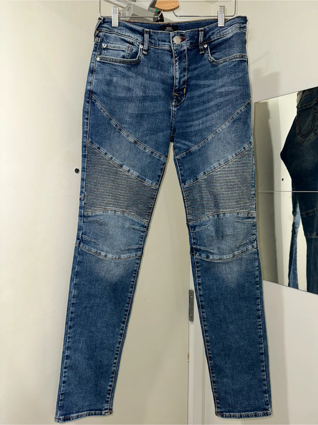 True Religion Jeans W31 - Unique Moto/Biker Panel Denim - photo 2
