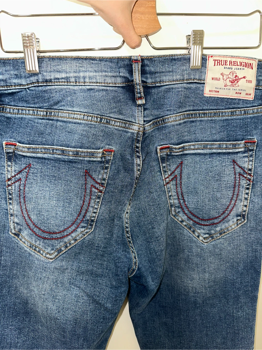 True Religion Jeans W31 - Unique Moto/Biker Panel Denim - photo 3