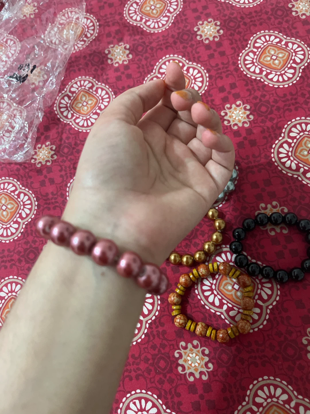 Set of 5 Beaded Bracelets - photo 2