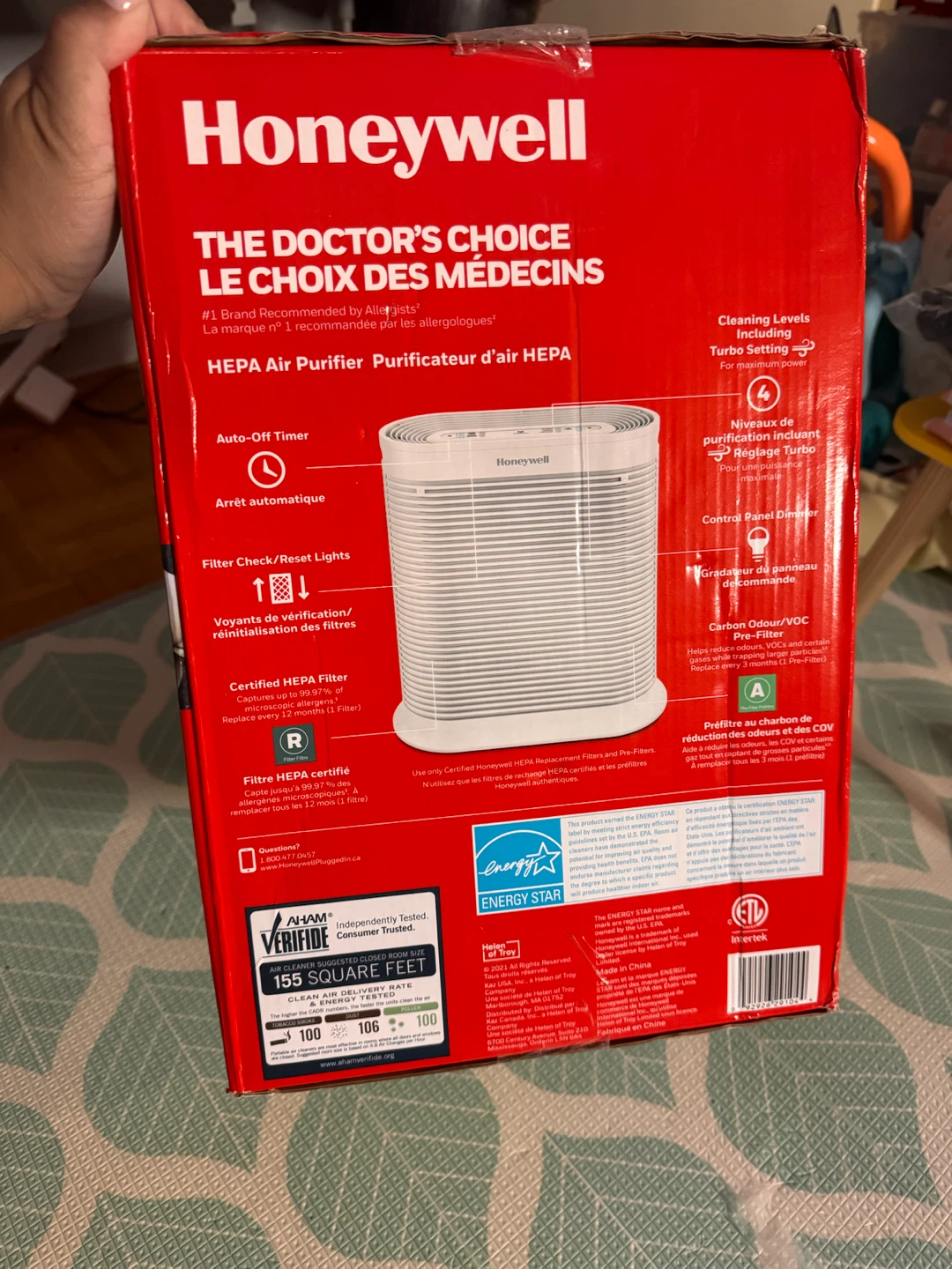 Honeywell HEPA Air Purifier - photo 4