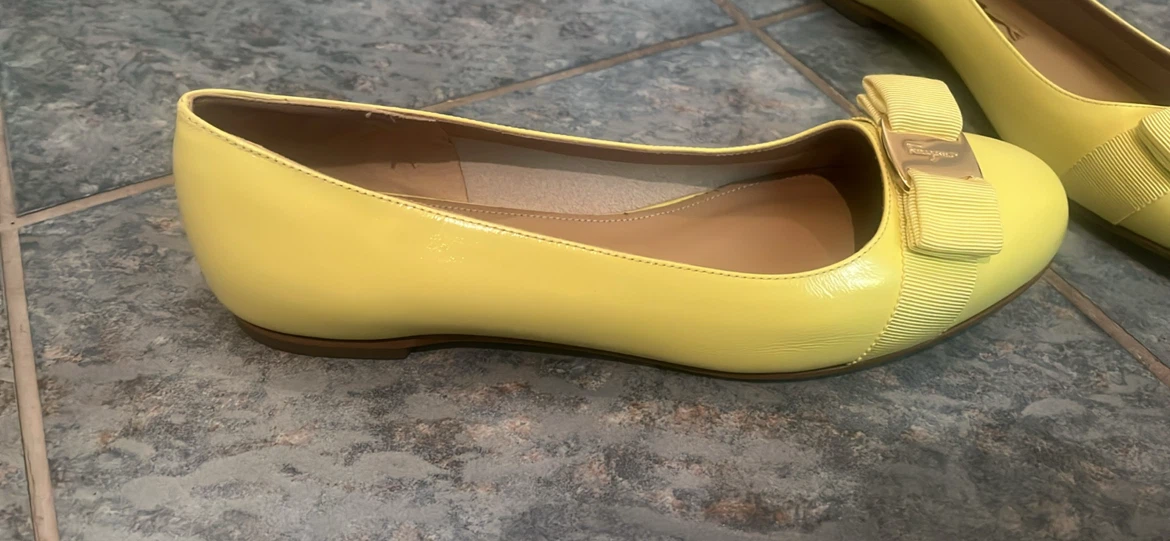 Salvatore Ferragamo Yellow Ballet Flats - photo 4
