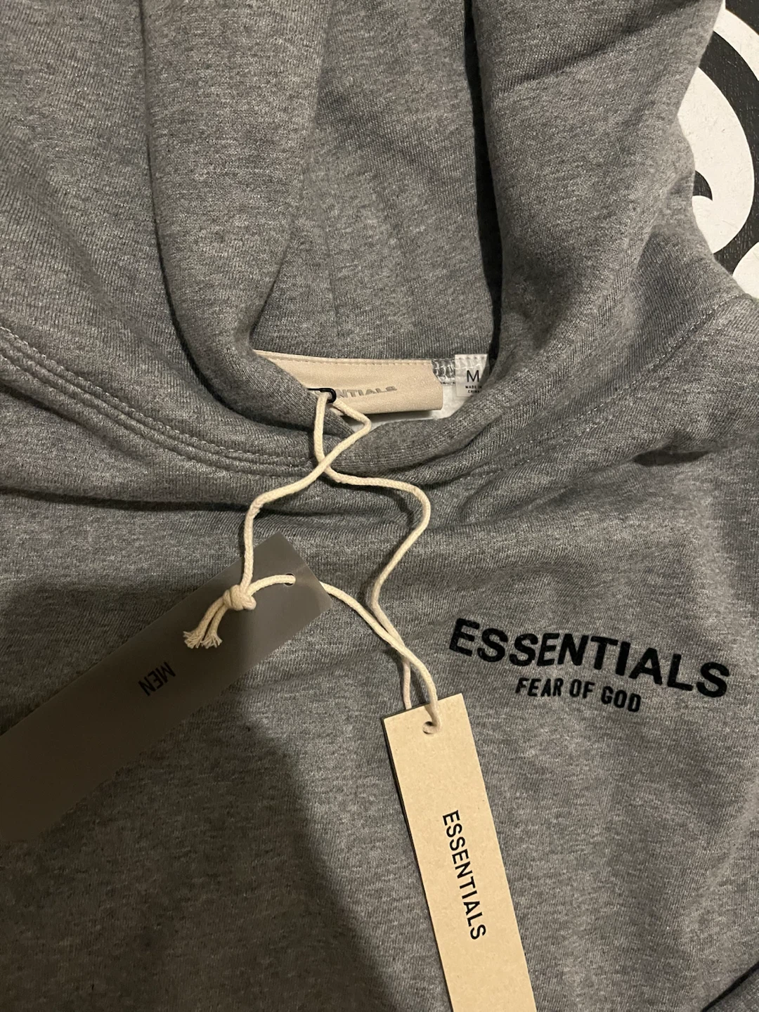 ESSENTIALS Fear of God Grey Hoodie - Medium - photo 2