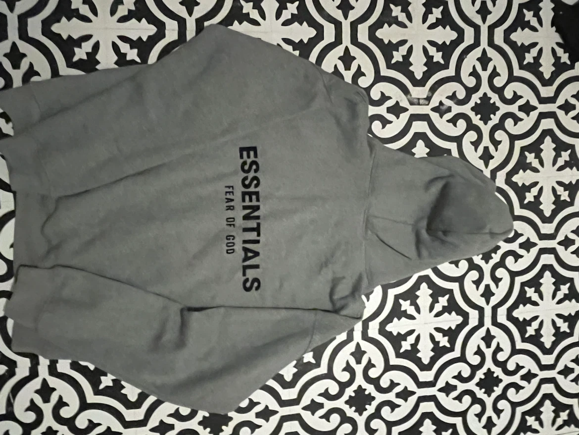 ESSENTIALS Fear of God Grey Hoodie - Medium - photo 3