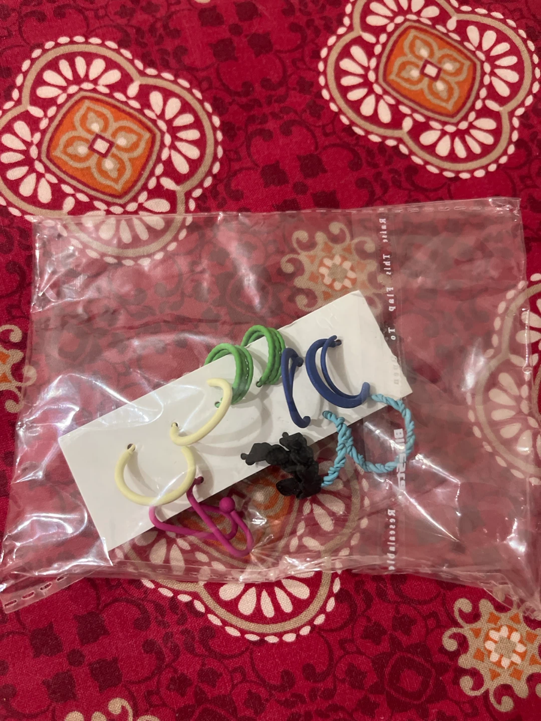 Assorted Hoop Earrings Set