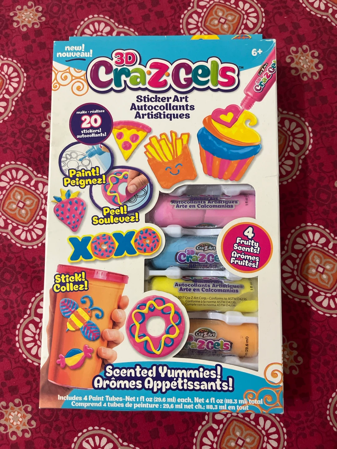 CraZ Gels 3D Sticker Art Kit