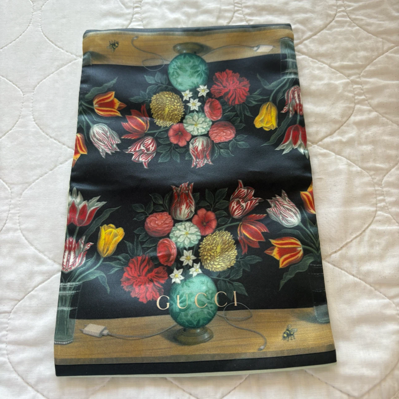 Gucci Silk jewelry pouch