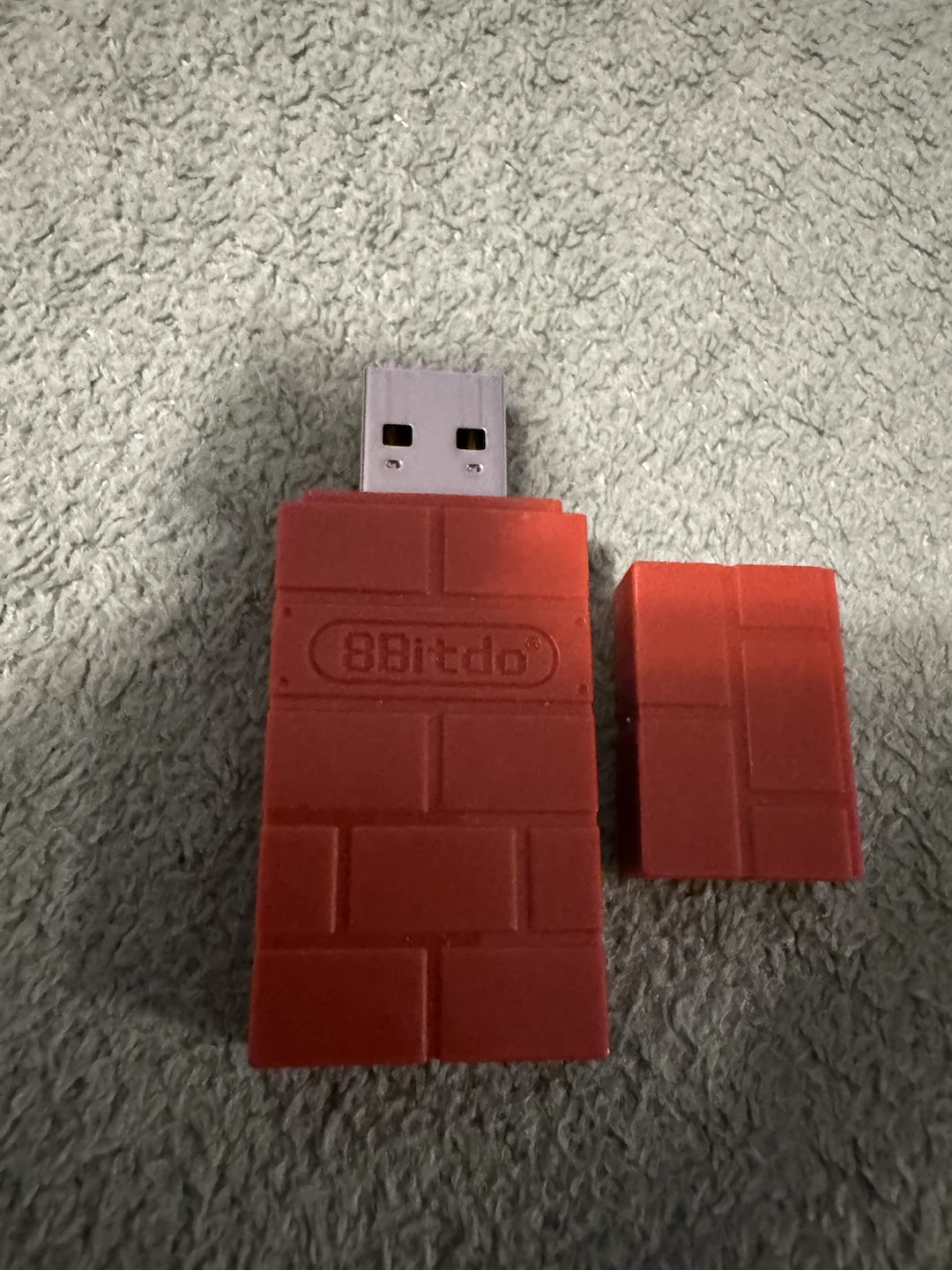 8BitDo Wireless USB Adapter  - Red Brick Design - photo 2