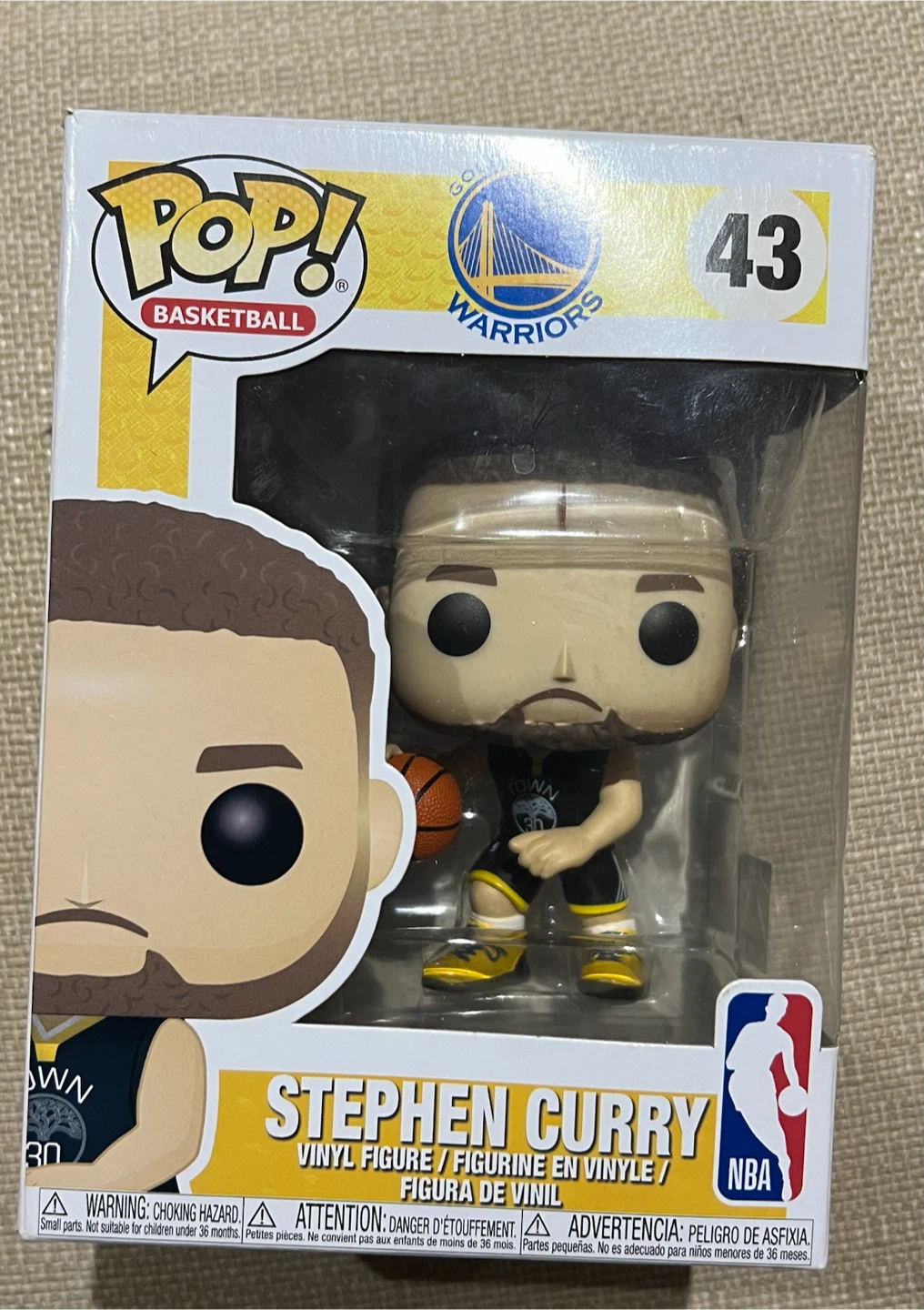 Funko Pop! Stephen Curry #43 Basketball Vinyl Figure