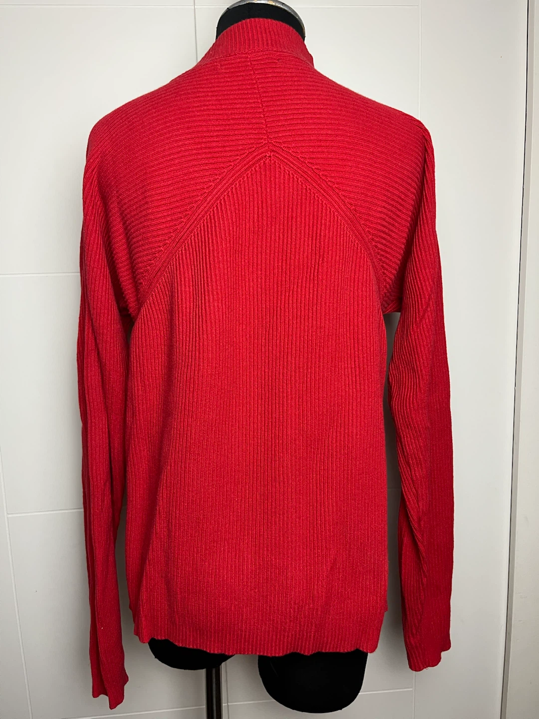Liz Claiborne Red Zip-Up Cardigan Sweater - photo 2