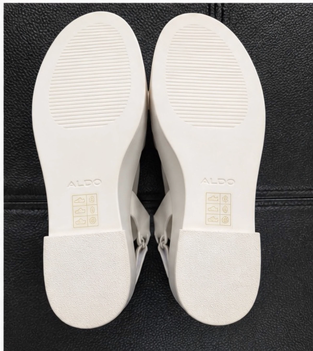 ALDO White Platform Sandals Size 6.5