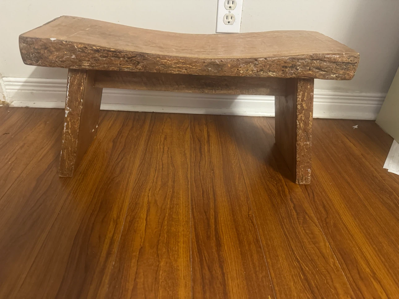 Antique Rustic Pure Wooden Stool/Bench