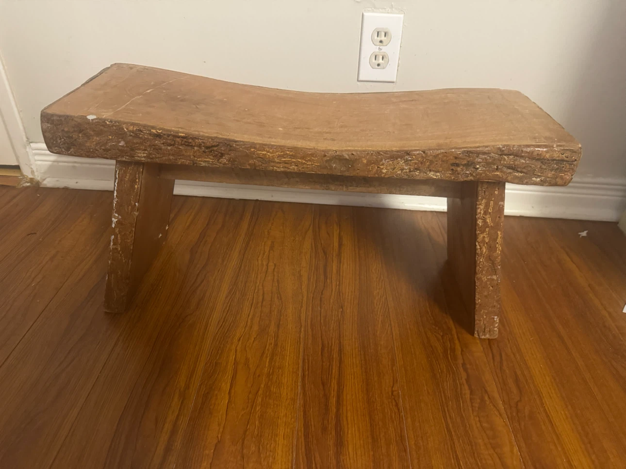 Antique Rustic Pure Wooden Stool/Bench - photo 2