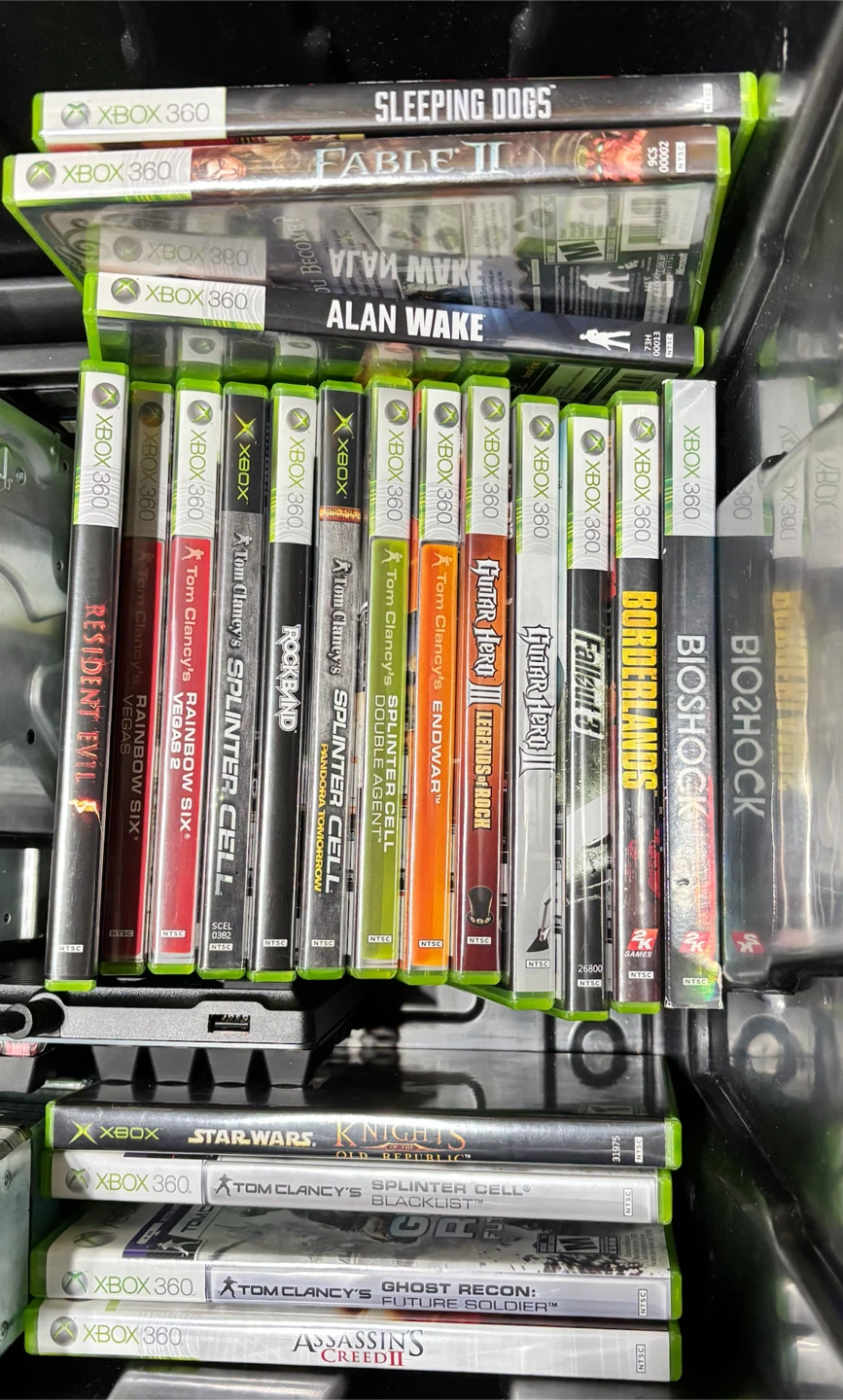 Xbox 360 and XBox Games Lot