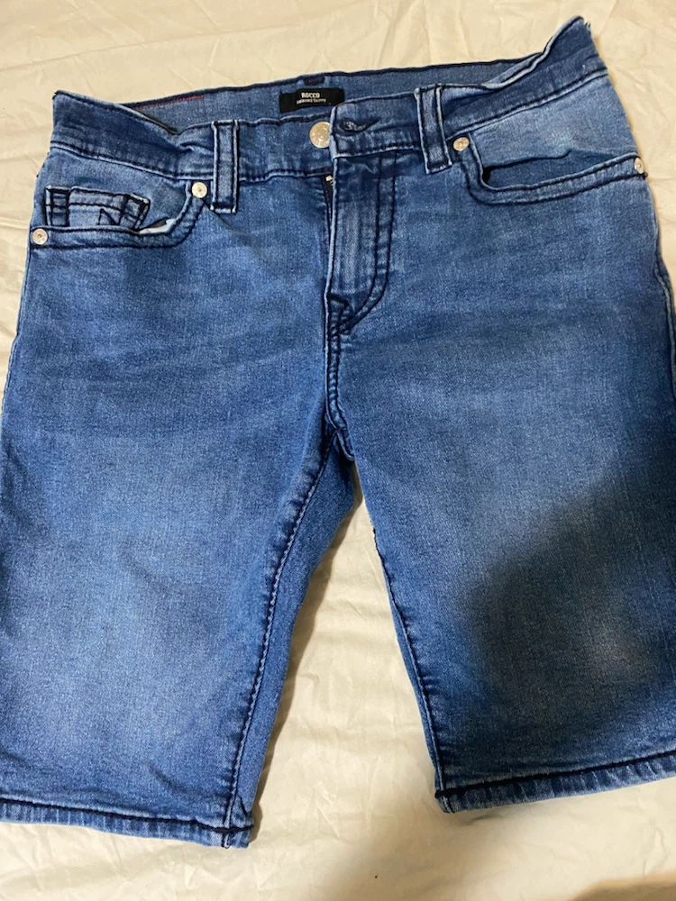 Denim bermuda shorts - photo 2