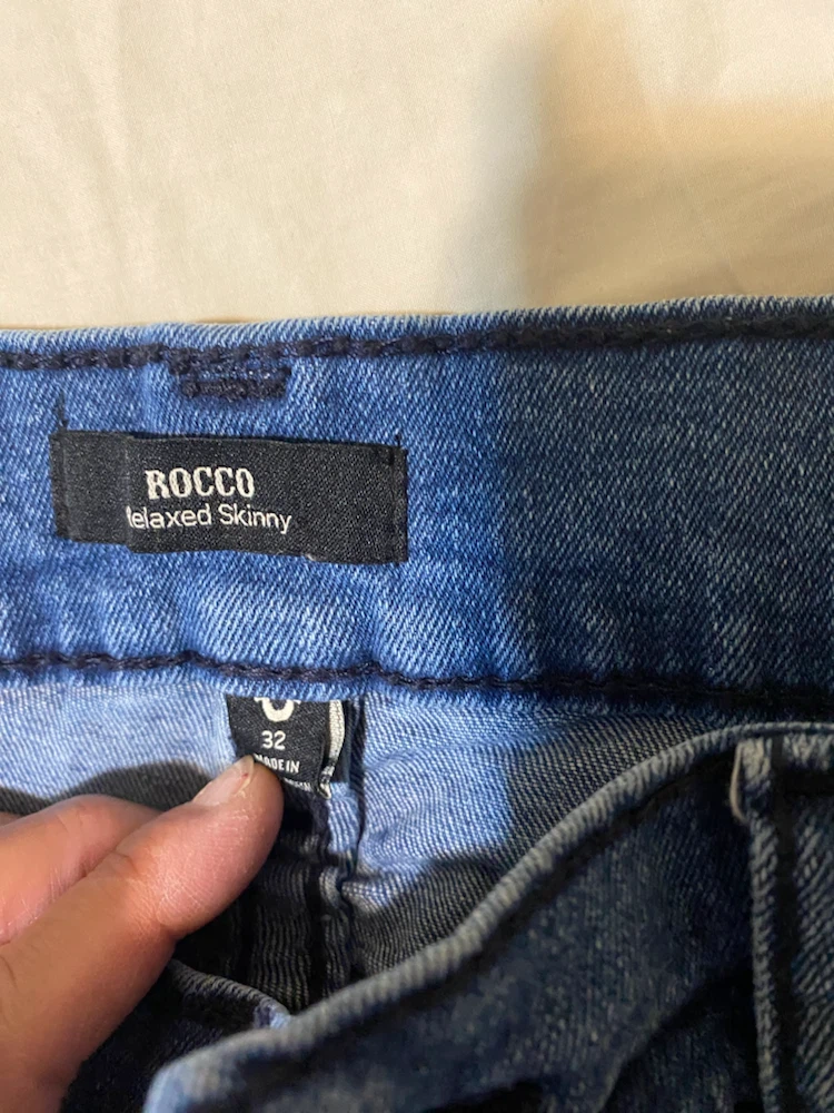 Denim bermuda shorts - photo 4