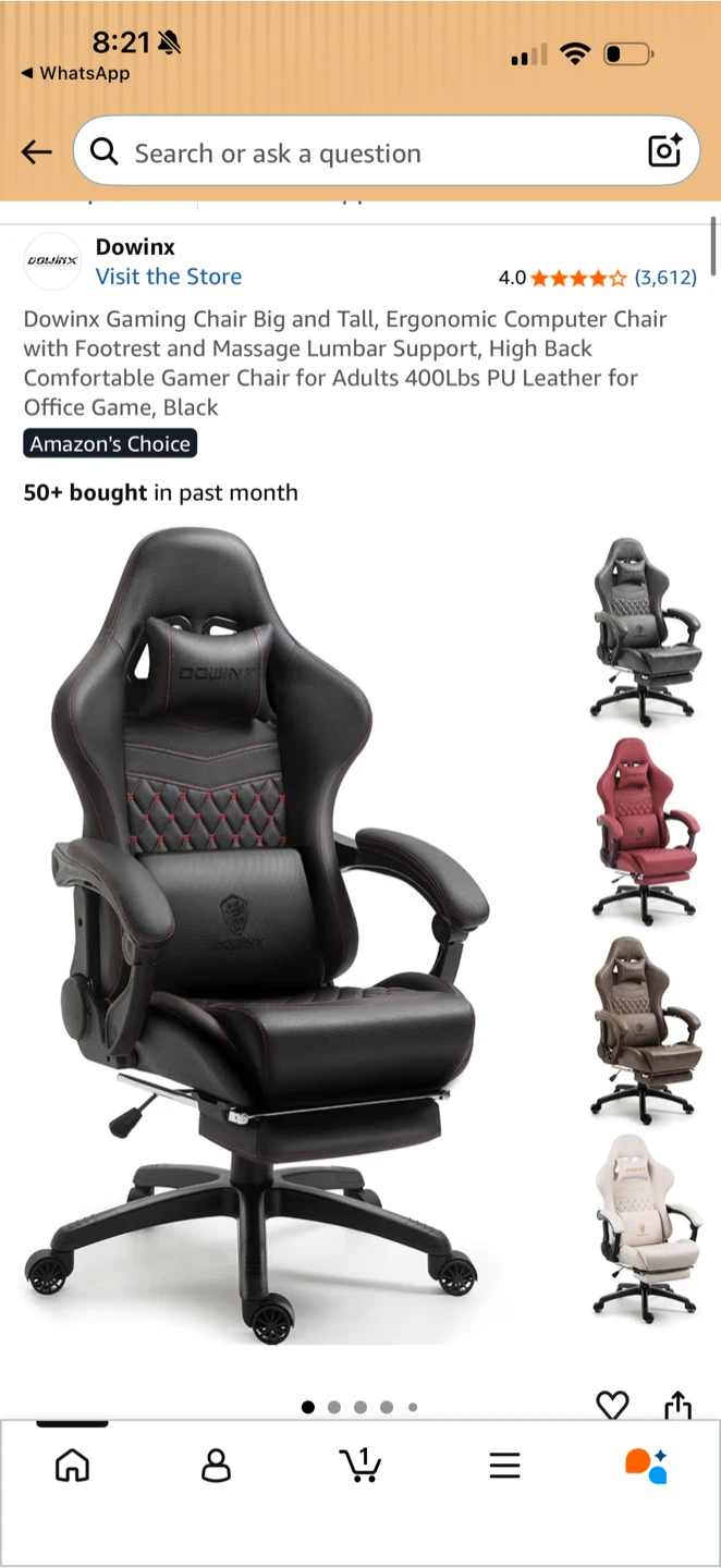 Dowinx Gaming Chair - Beige - photo 4