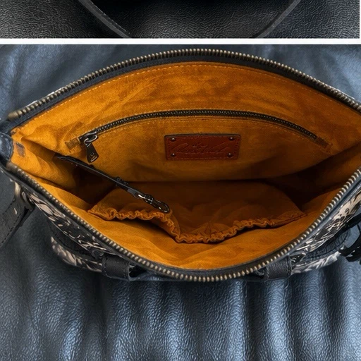 Patricia Nash Floral Print Leather Shoulder Bag - photo 3