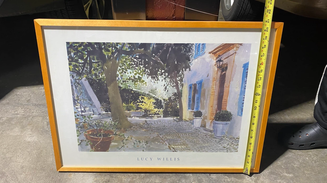 Framed "Courtyard" Print by Lucy Willis - photo 4