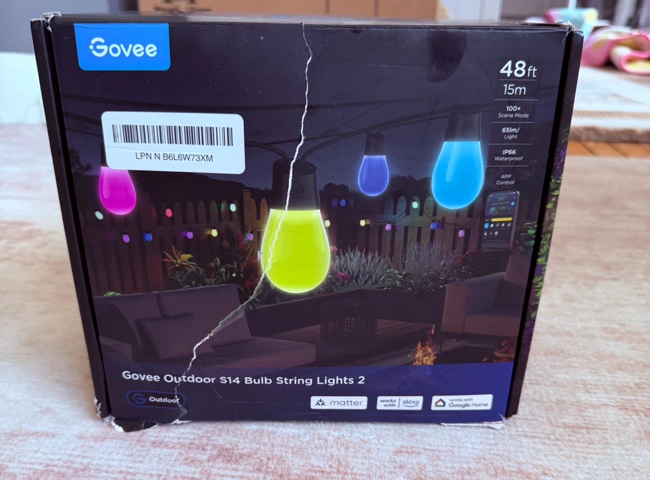 Govee S14 Outdoor String Lights 2, 48ft - photo 3