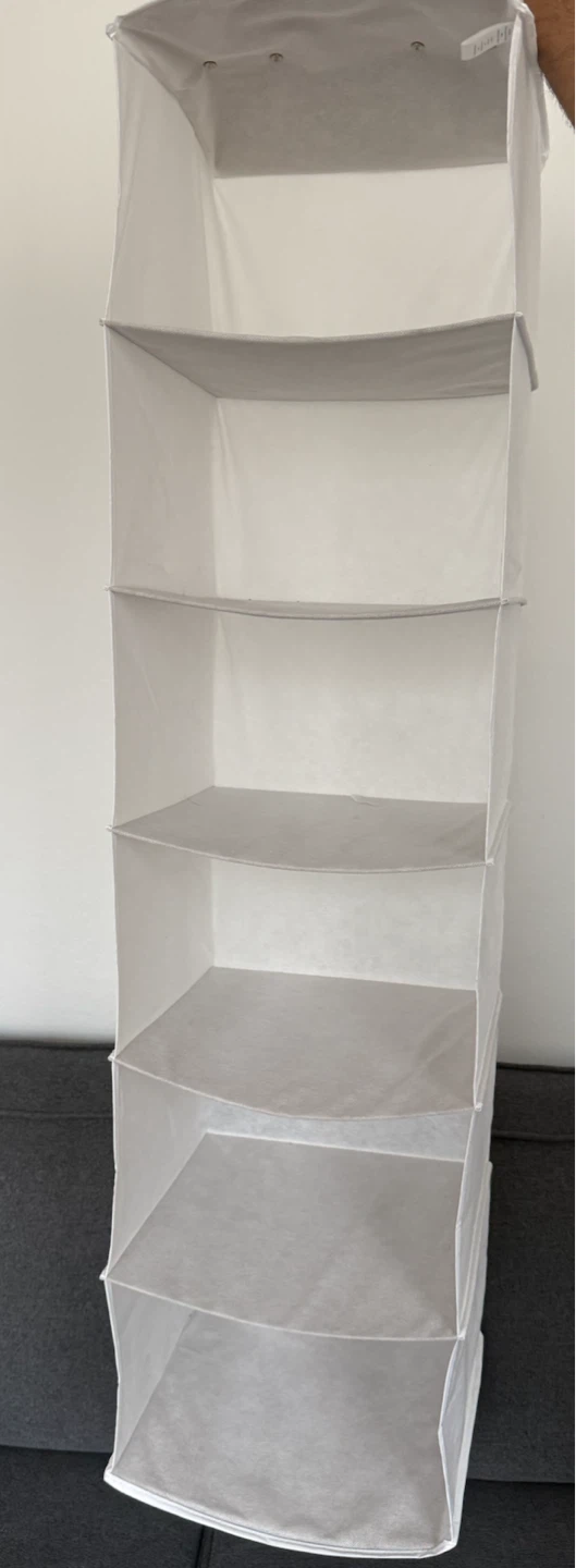 6 Shelf Non Woven Hanging Closet for Sale - photo 3