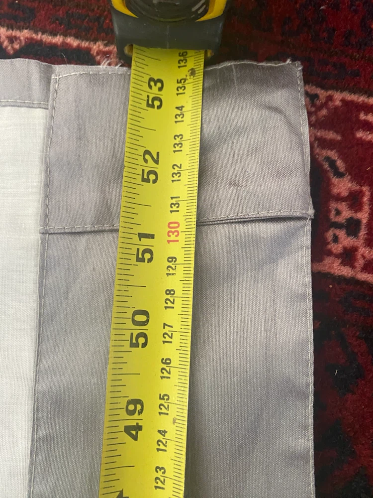 Silver Satin Curtain Panel - photo 3